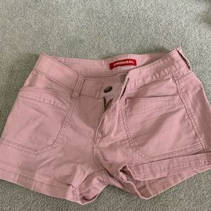 PINK CARGO SHORTS